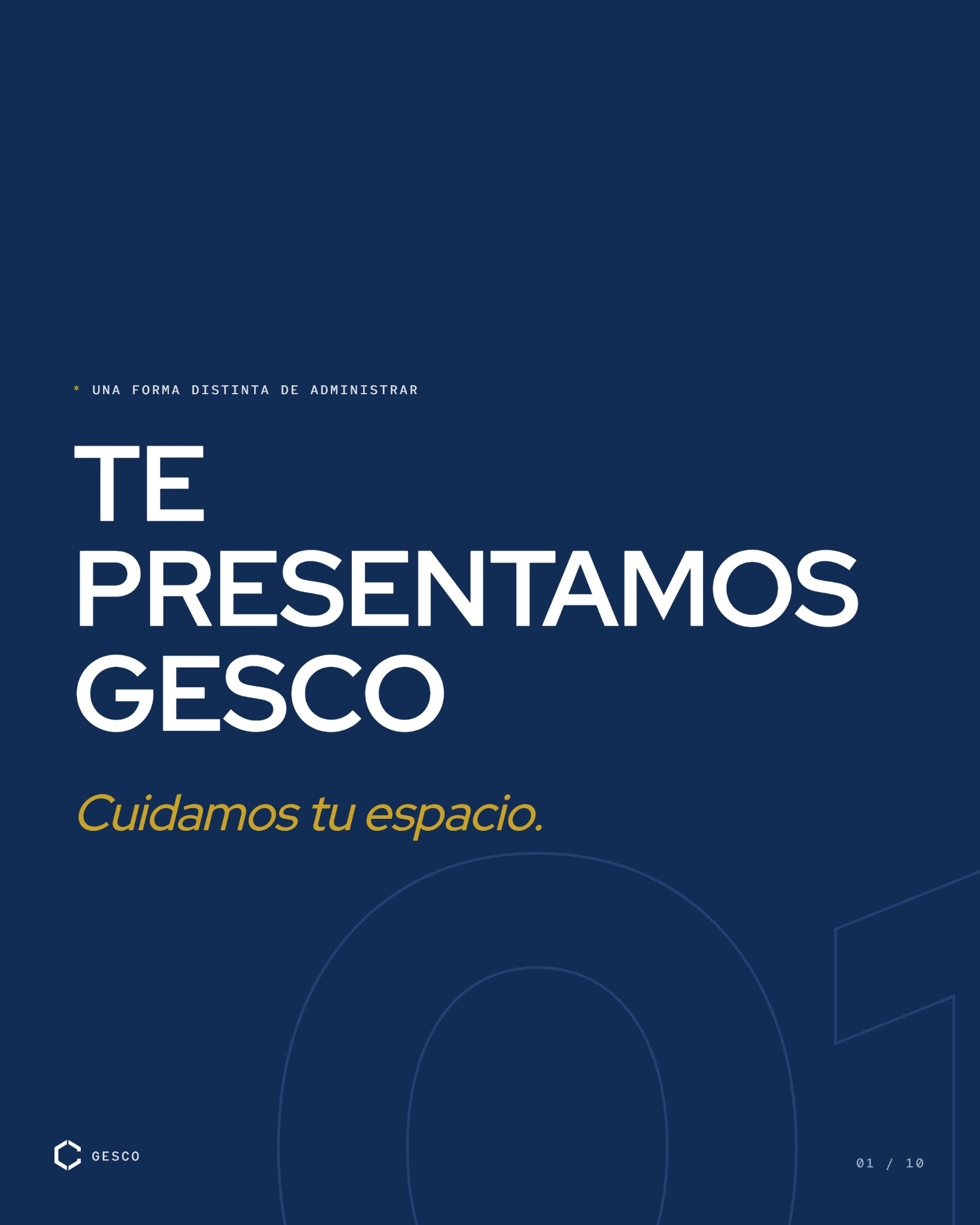 GESCO — presentación corporativa, 1 de 7